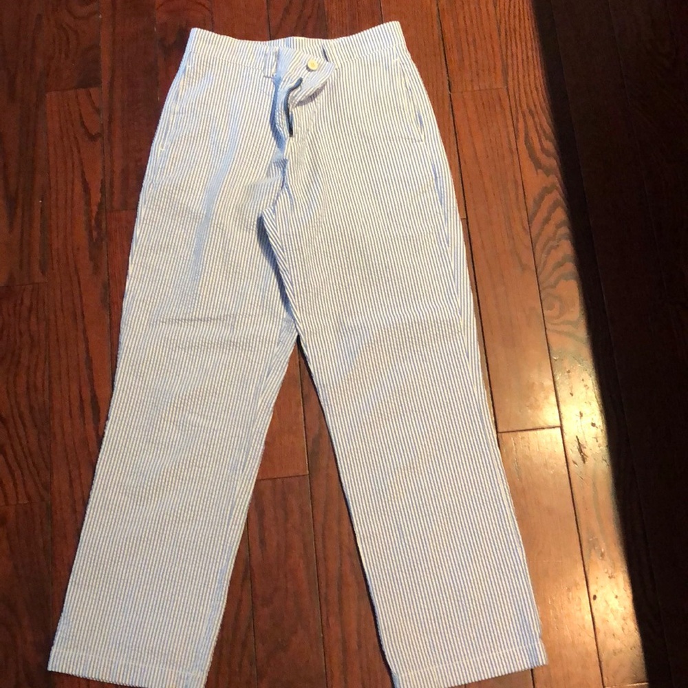 Boys seersucker Vineyard Vines pants